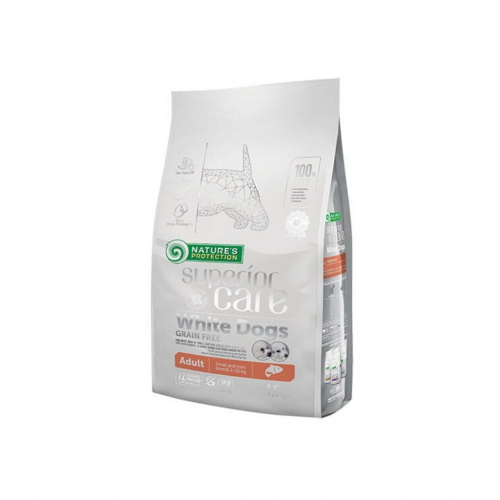 NP SC White Dog Grain Free Salmon Adult 1,5kg