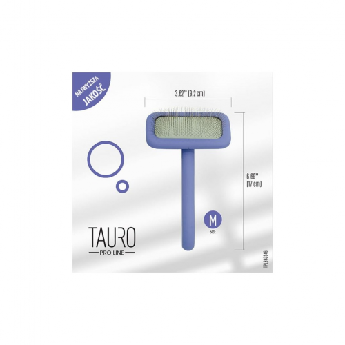 Tauro Szczotka Groomerska prostokątna Fiolet M